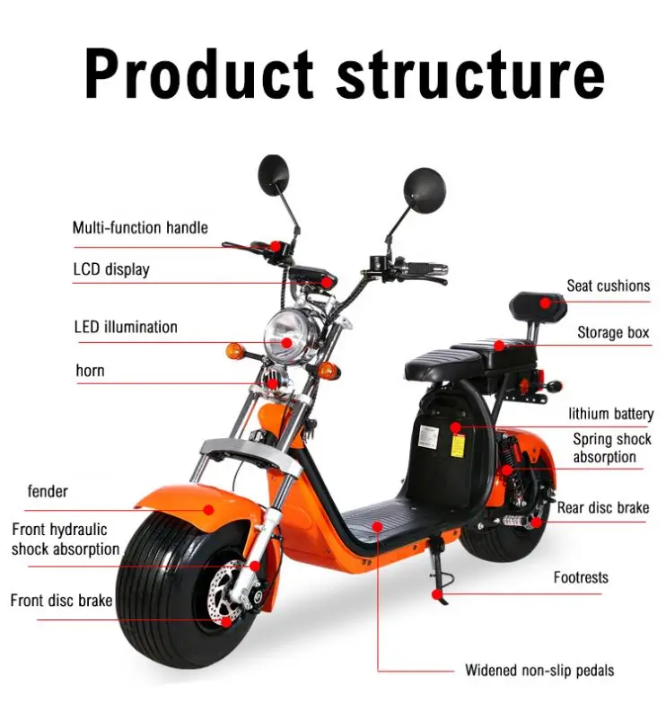 

shipping free ! Electric scooter 48V 500W lithium battery 48v12ah 10 inch Range 40-50km speed 45km/h foldable adult