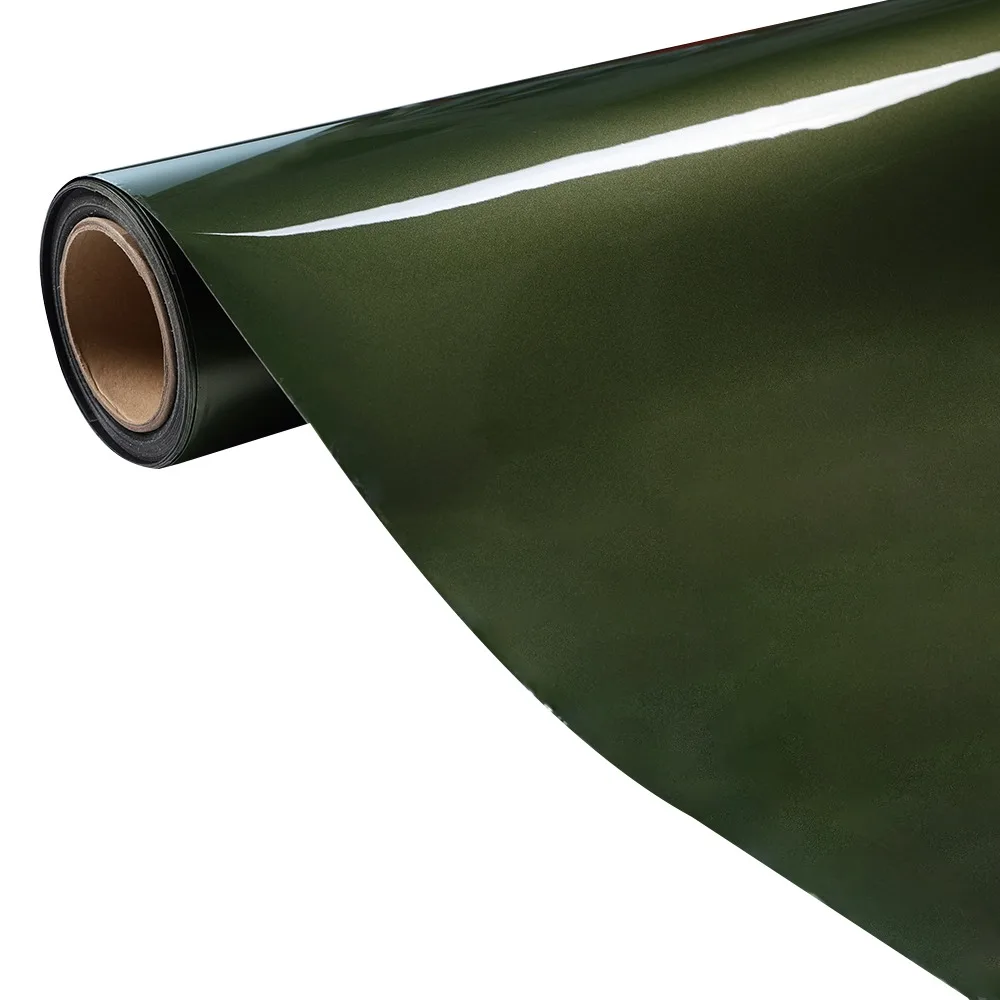 PET Liner Metallic Mamba Green Car Wrap