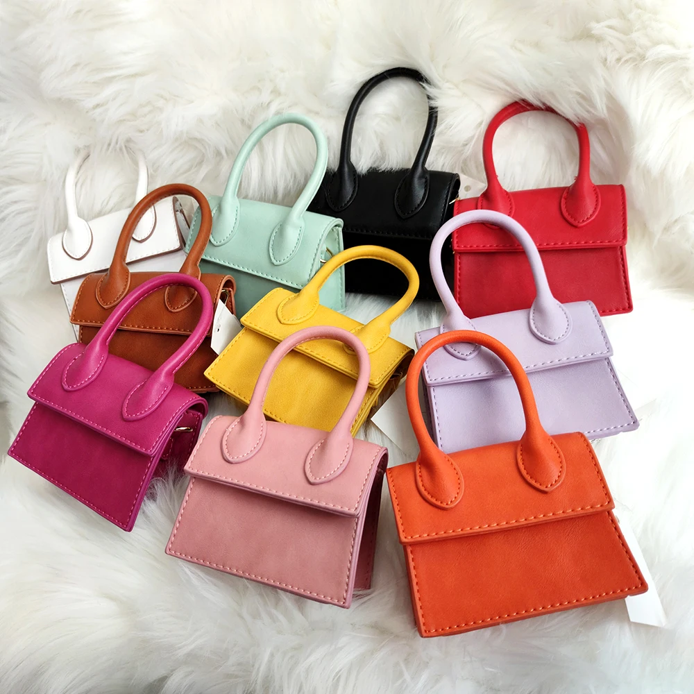 

Hot Selling Leather Purse Mini Purse and Hat Handbags Famous Brands Small Purse Hat Set Kids Hand Bags PU Mini Handbags, Customizable