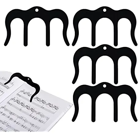 

Wholesale Music Book Clip Guitar Cello Violin Piano Sheet Score Page Holder Bookmark