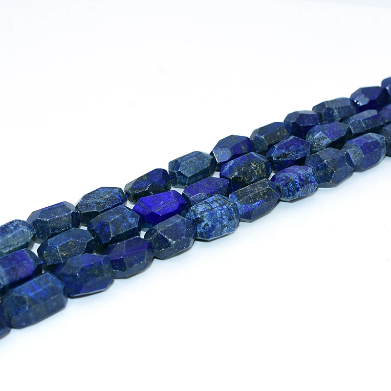 

NAPOLN Trade Insurance  Pyramid Shaped Lapis Lazuli Gemstone Beads, Blue color