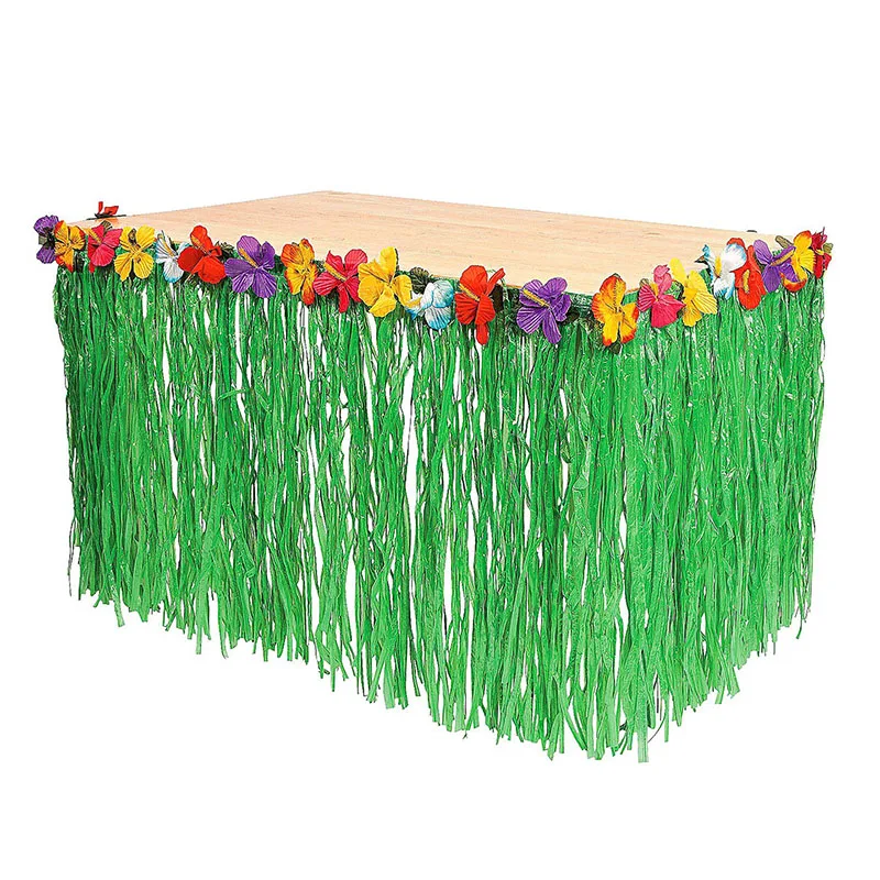 
9ft hawaiian table skirt Themed Party 