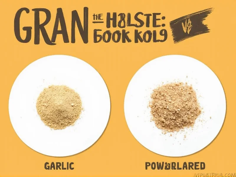Granulated vs Powdered Garlic: Key Differences Explained