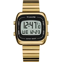 

PANARS Business Style Stainless Steel Watch Band Erkek Kol Saatleri Luxury Brand Men Digital Wrist Watches