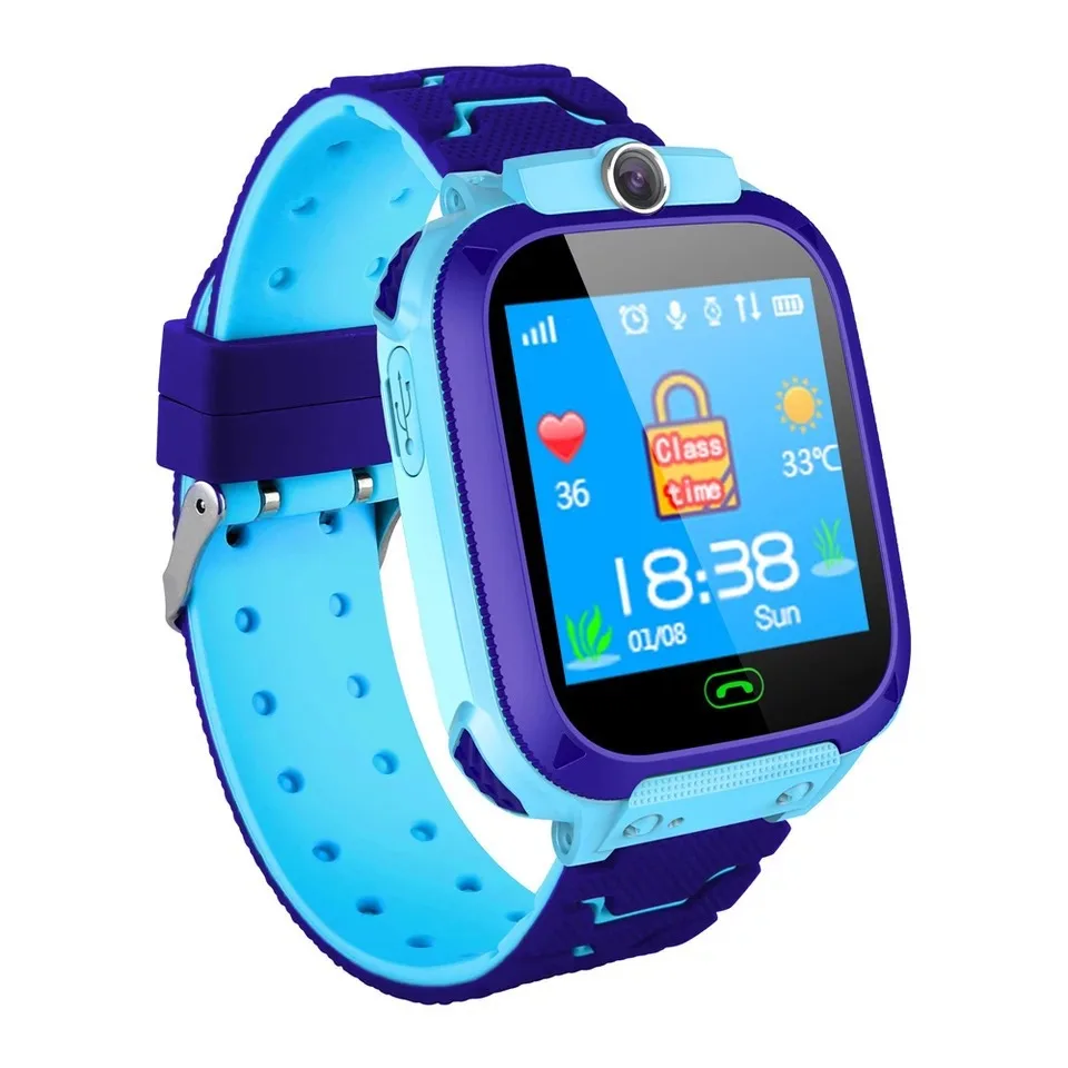 

Tracker Waterproof IP67 Kid Smartwatch Q12 Children Smart Watch SOS Antil-lost Phone Watch For Kids Smart Watch With SIM Card