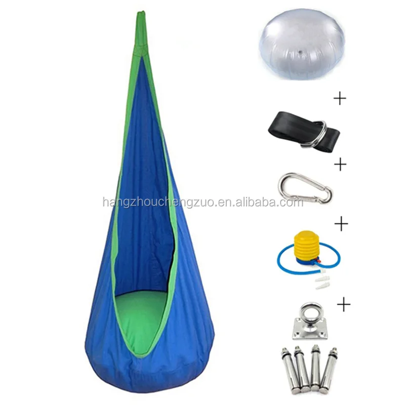 CZX-75 Creative Kid Hammock Garden Furniture Pod Swings Chair Indoor Outdoor Hanging Seat Child Cocoon Swing Seat Patio Portable