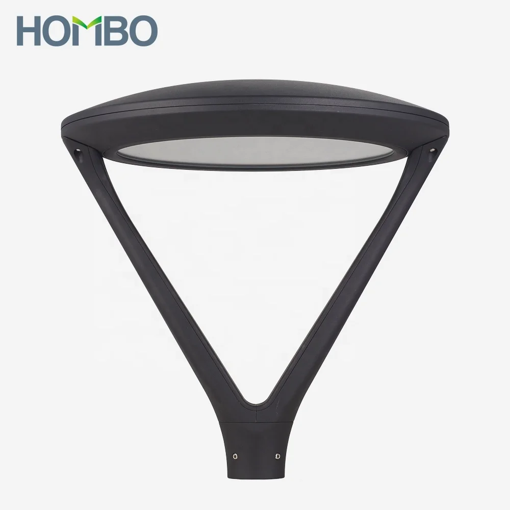 HOMBO ETL DLC waterproof durable ip65 pole lamp manufacturers path yard pathway park landscape post top outdoor led garden light