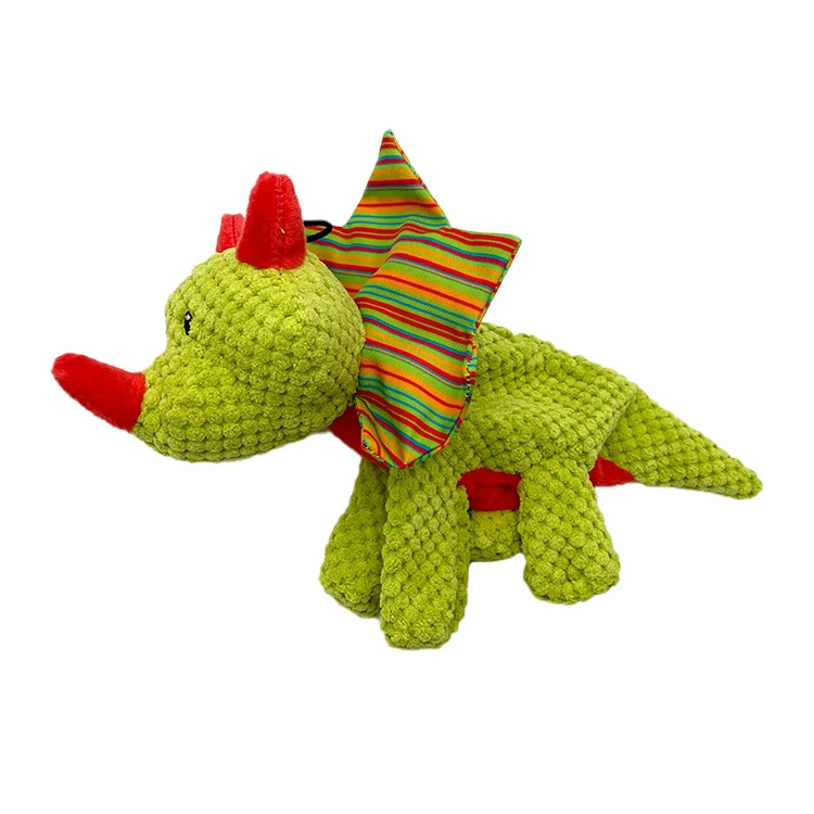 

Wholesale Reusable Chew Cotton Dinosaur Interactive Dinosaur Pet Toy, Oem