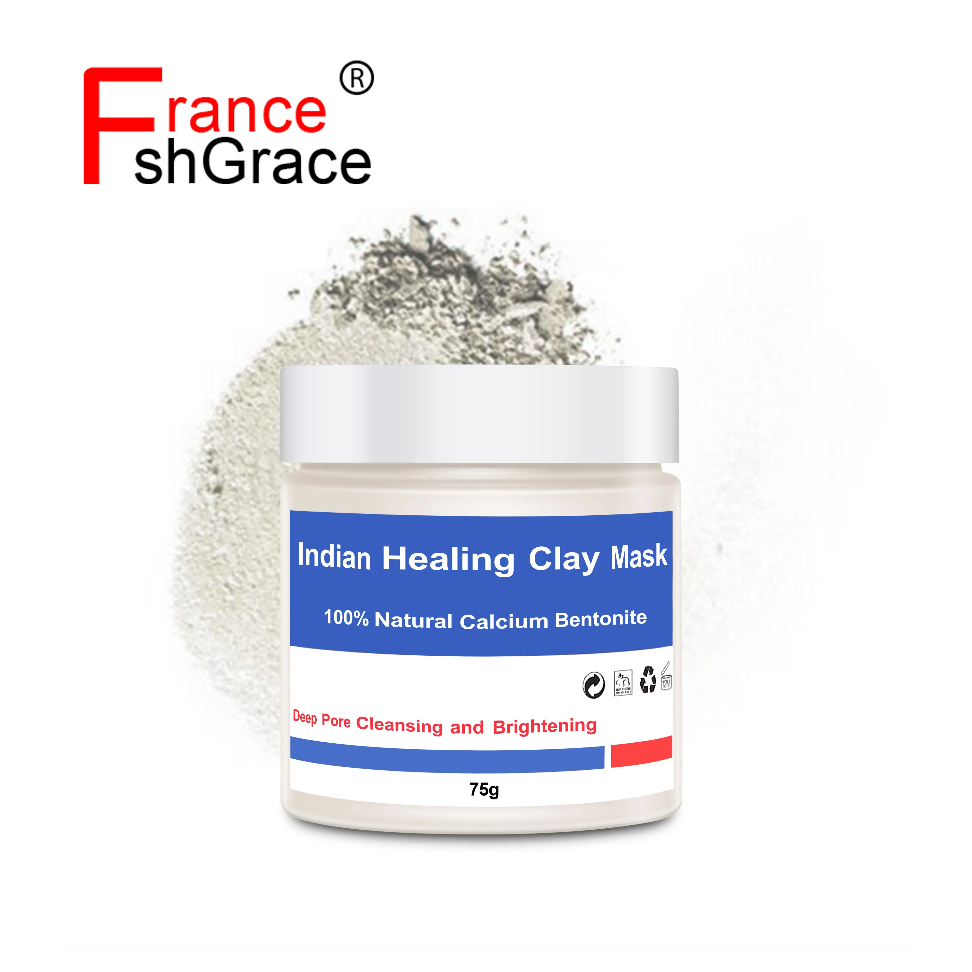 

Private Label Pink Clay Mask Rose Face Powder Mask OEM For Facial Mask OEM