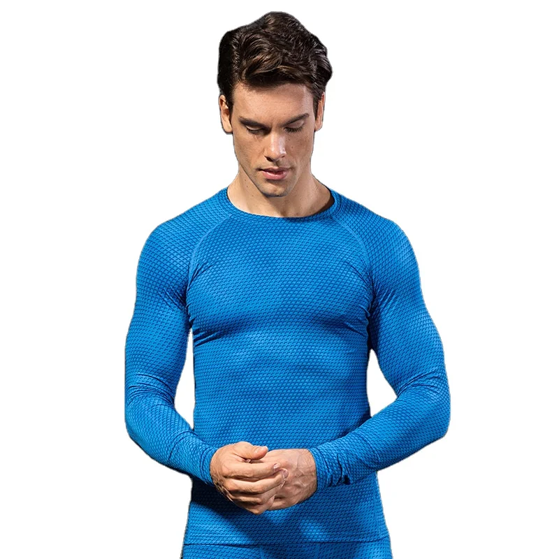 

Huayida Drop Shipping Wholesale Long Sleeve Blank Plain Fit T Shirt Men Long Sleeve Quick Dry Sport T-Shirt, Black,white,gary,red,blue