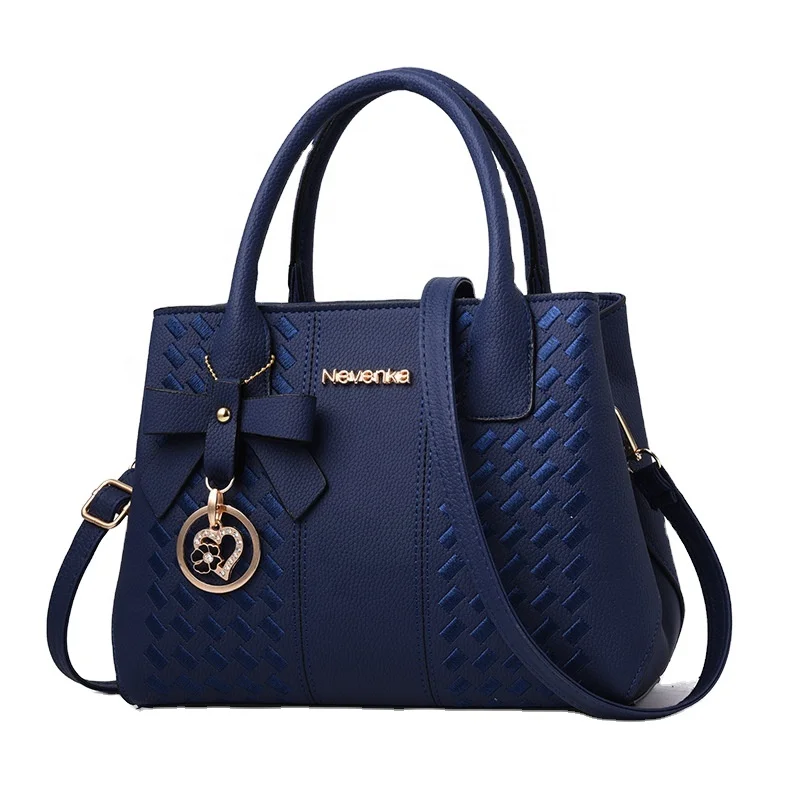 

Factory trendy luxury women elegant women handbag ladies leather tote shoulder bag, Customizable