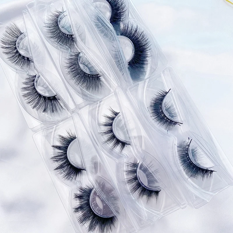 

Natural silk false eyelashes bulks private label custom lashbox packaging wholesale 3d faux mink lashes vendors