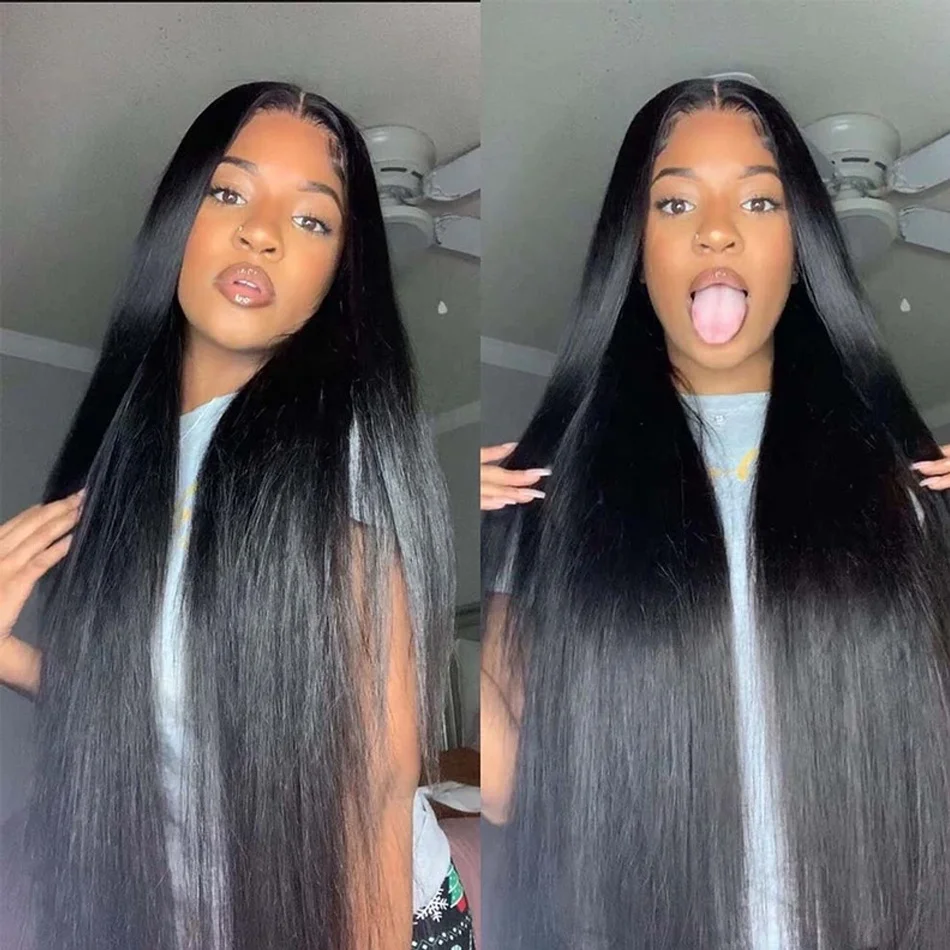 

Raw Virgin Brazilian Human Hair 13x6 HD Lace Frontal Wig Vendor Long Human Hair 40 Inch Wigs For Black Women