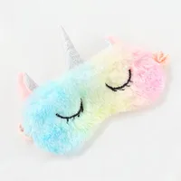 

fashionable cute animals style soft eye mask girl oem sleeping plush eye mask