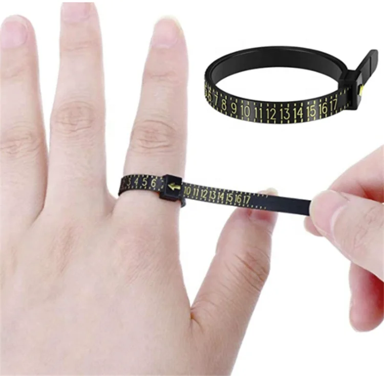 

Ring Sizer Measuring Set Reusable Finger Size Gauge Measure Tool Jewelry Sizing Tools 1-17 USA Rings Size Europe Japan