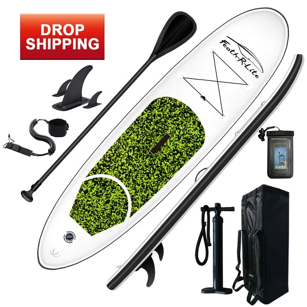 

FUNWATER drop shipping sup paddle board popular inflatable my stand sup board bodyboard materials, Green,black,blue,red