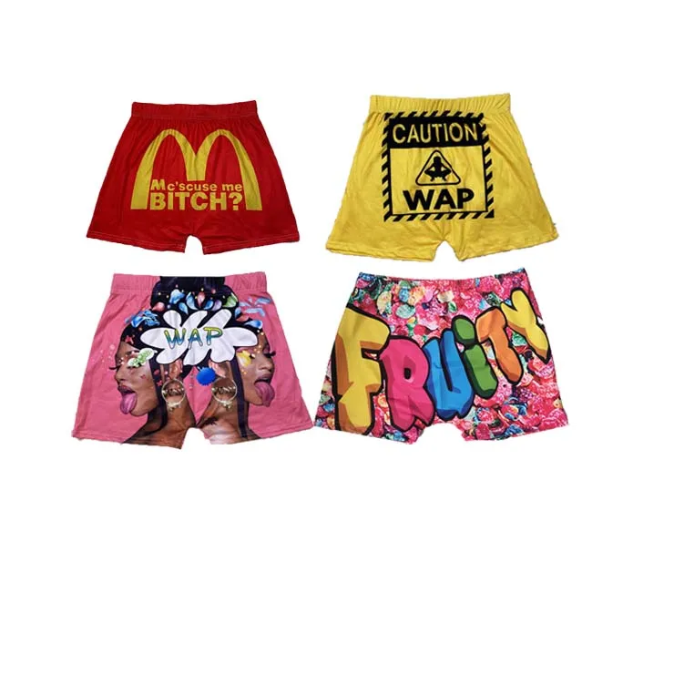 

Sexy Biker Candy short pants High Waist Custom Snack Shorts, Custom color