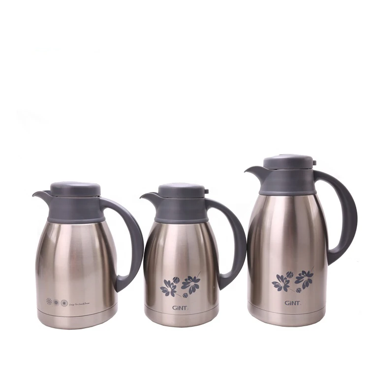 

Gint 1.9L coffee pot vacuum flask tea stainless steel coffee pot