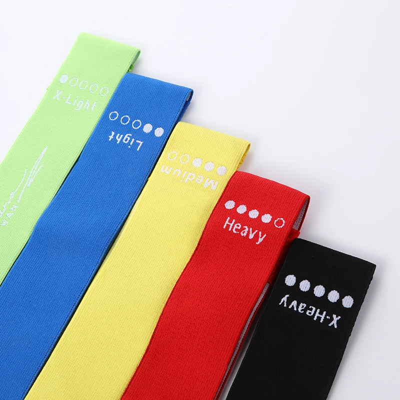 

Hip Loop Band Circle Gym Home Training Fitness Exercise Mini Fitness Woven Resistance Band Set, Green, blue, yellow, red, black