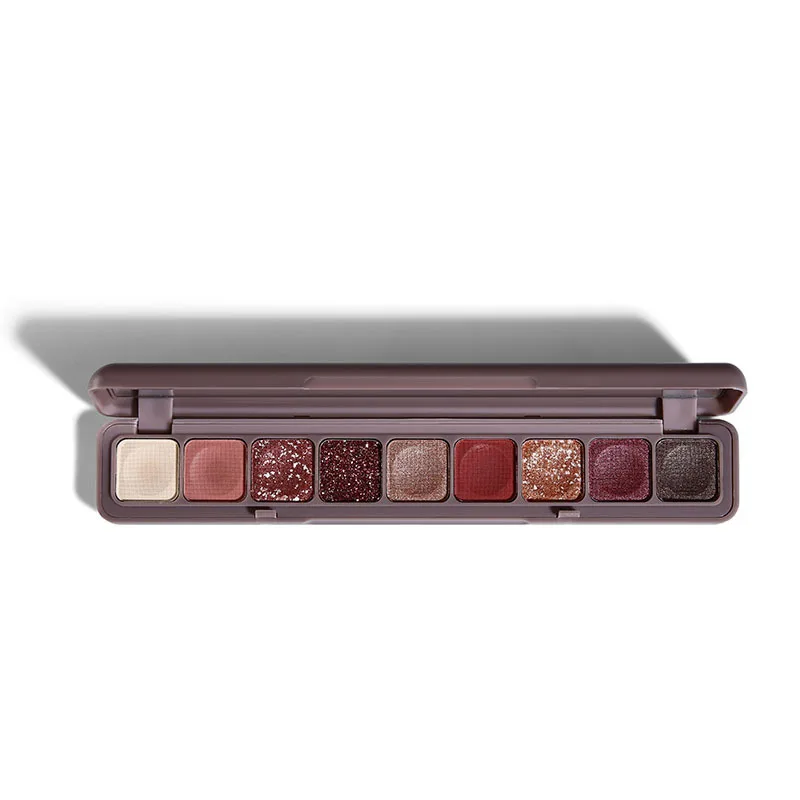 

Best selling high pigment cosmetics 9-color makeup eye shadow palette manufacturer
