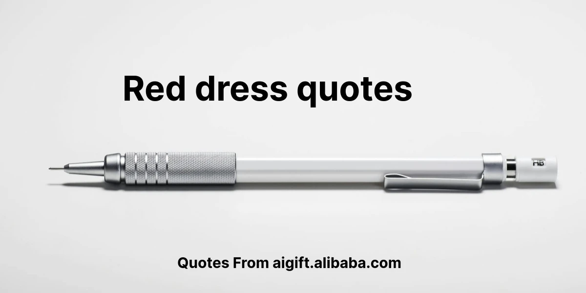 red dress quotes