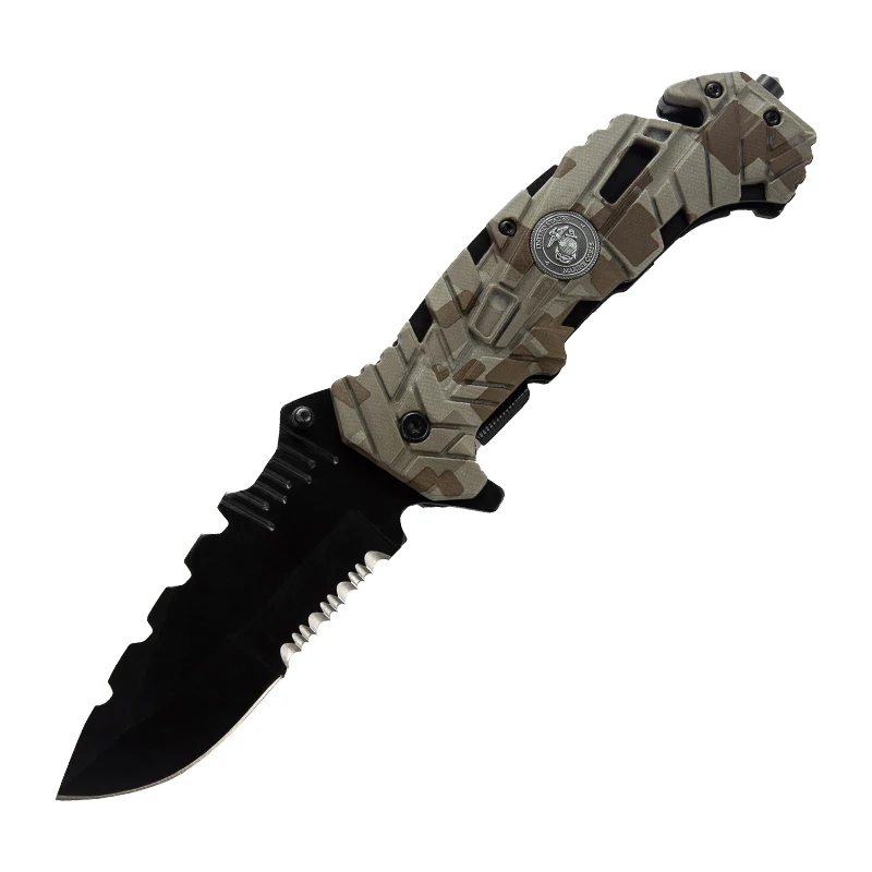 

2023 products from us camo outdoor survival tactical folding pocket hunting knife