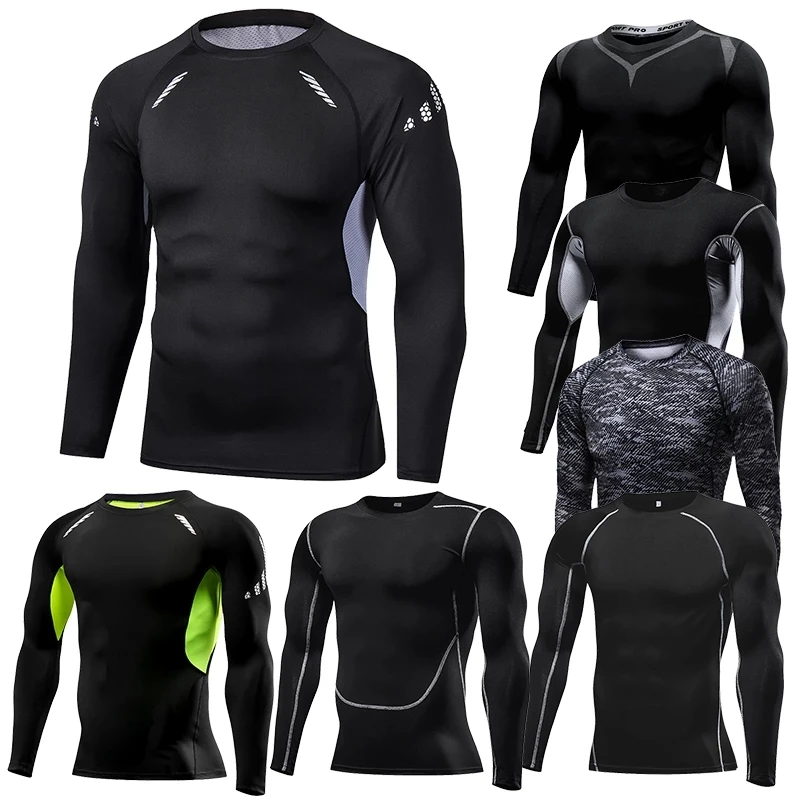 

Men 100% cotton long sleeve T Shirt mens heavy t shirt Training Jogging Sportswear