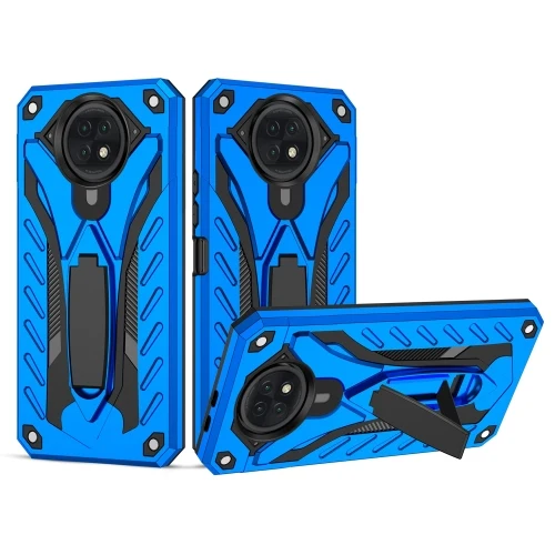 

Mobile Phone Case New Design Phone Case Shockproof TPU + PC Protective Case with Holder for Xiaomi Redmi Note 9 5G, 6 colors