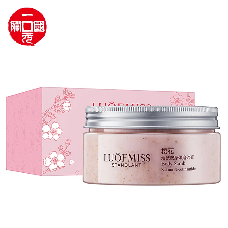 

One dollar Sakura Niacinamide Body Scrub Dead Skin Peel Off Scrub Whitening Body Scrub