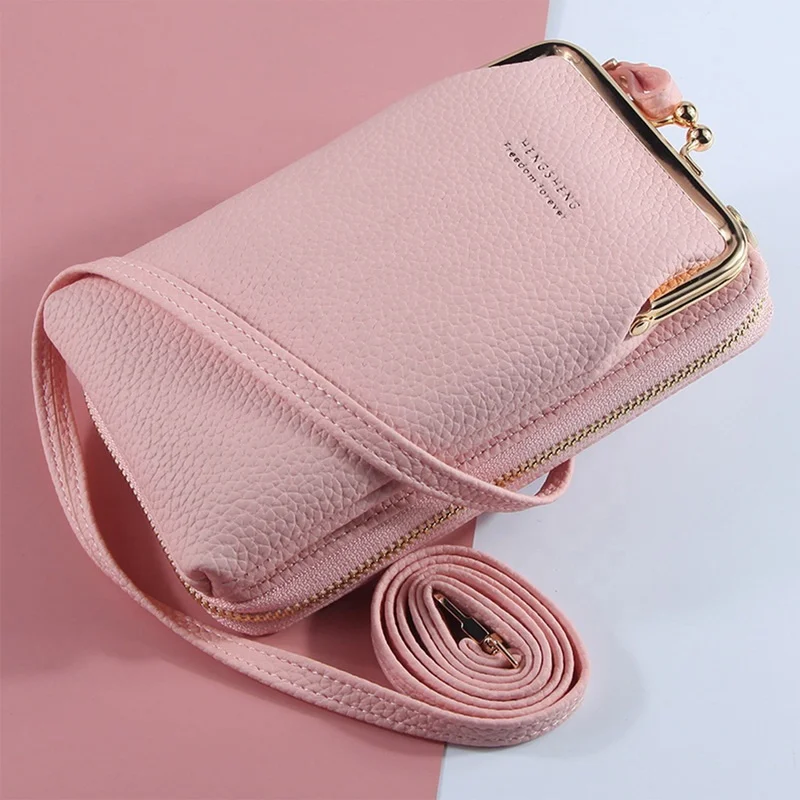 

2021 In Stock Lady Crossbody Phone Bag Leather Tote Bag Vintage Badge Handbag Tide Women Bag Handbag, Picture color