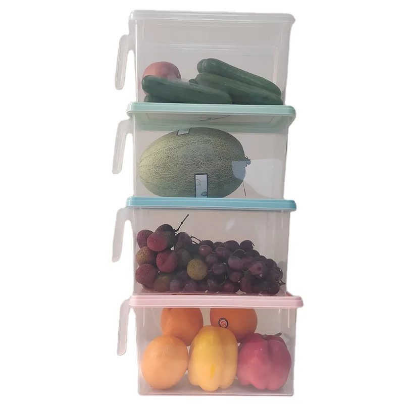 

Sealing plastic storage food fridge container set for fridge