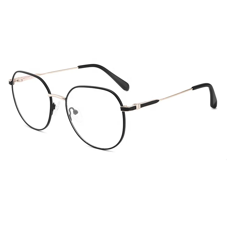 

Retro Round metal spectacle frameblue light blocking glasses