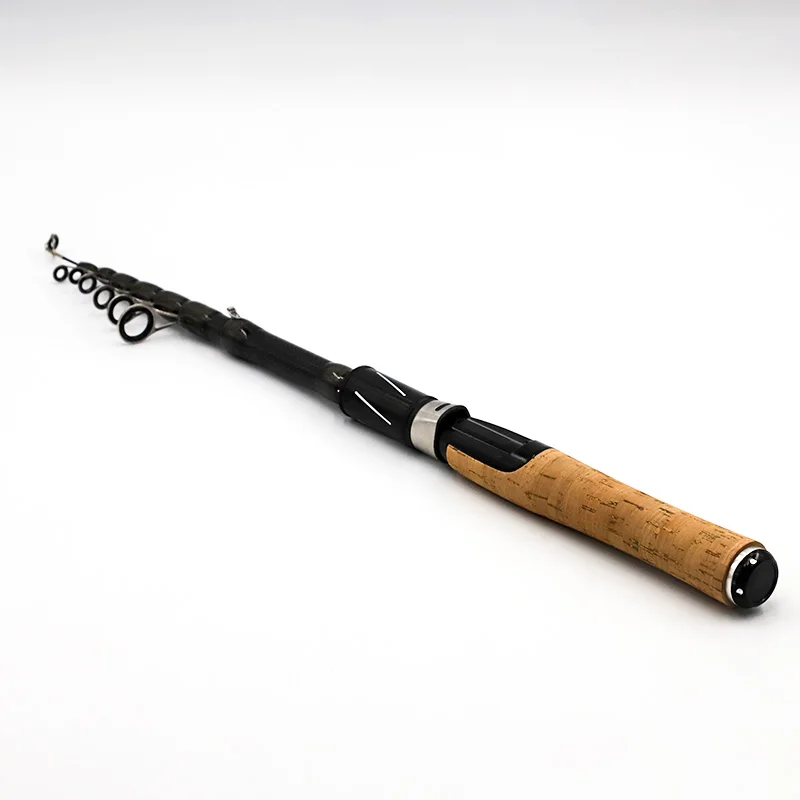 

Goldmore Outdoor Sports Carbon Retractable Mini Lua Sea Rod Fishing Rod , Carbon Fiber Baitcasting Fishing Rod with 2 Tips