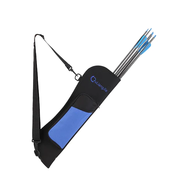 

Outdoor recurve bow archery arrow quiver Waist Arrow Quiver with Belt archery quiver, Yellow,green,blue,red