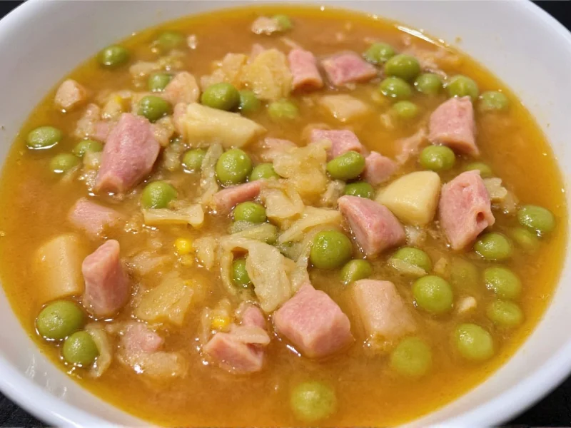 Perfect Slow Cooker Split Pea Soup with Ham Recipe