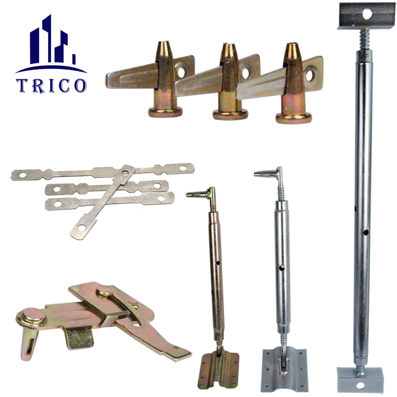 Hebei Factory Aluminum Formwork Wall Concrete Accessories Al Flat Tie