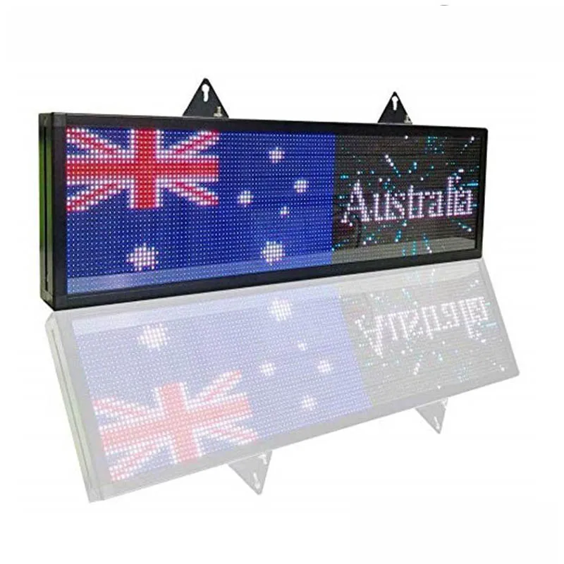 High Brightness Programmable Scrolling LED Display P10RGB 7 Color Outdoor LED Sign