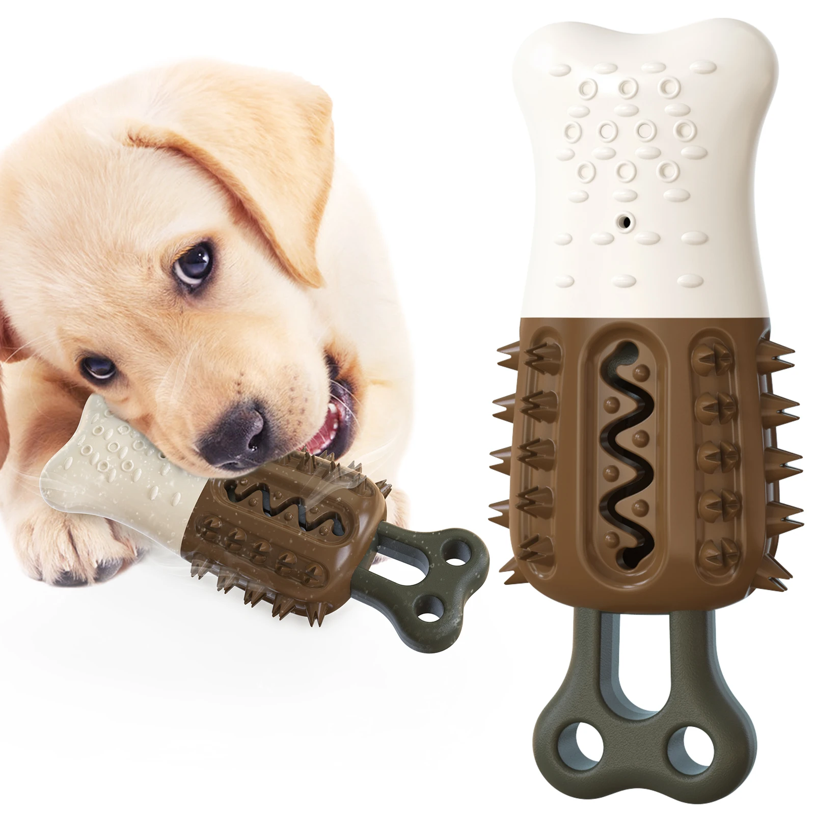 

Customization Pet toy with No Toxic Cleaning Teeth Cool Popsicles Toy for Dog Natural Rubber molar Pet Dog Chew Toy, Usblue,chocolate color,fashion color