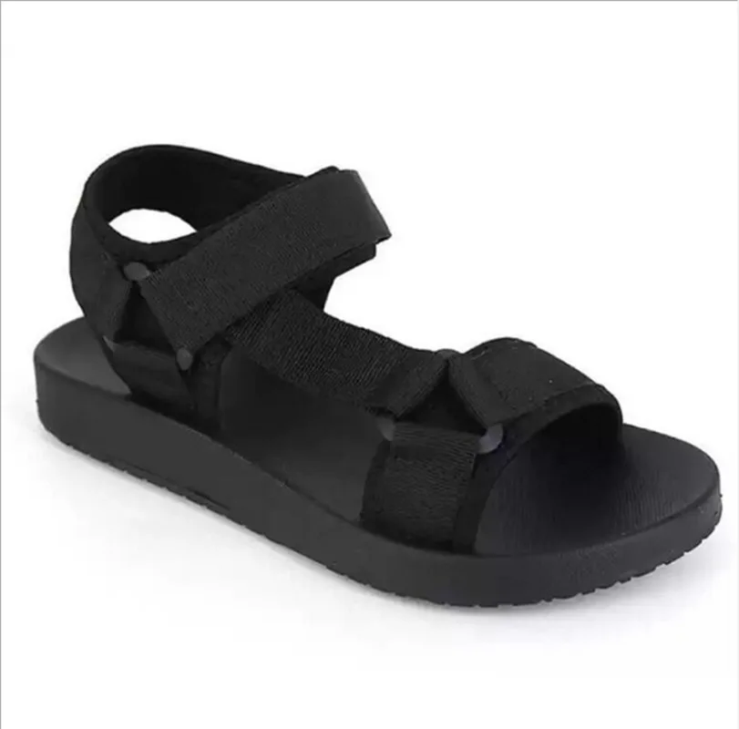 

2020 summer Amazon hot models new flat with velcro sandals women