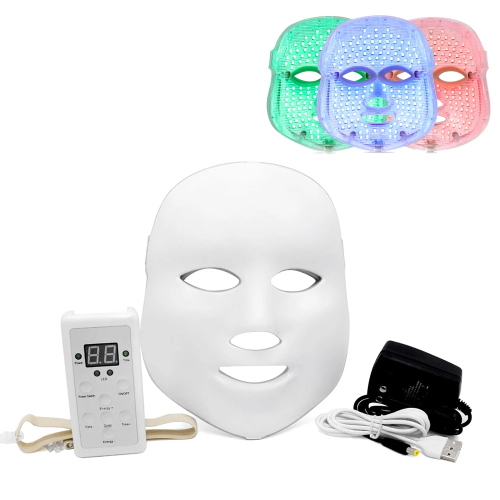 

Skin Care Red Light Therapy 3 Colors PDT Photon Mascara Led Mask for Rejuvenation Wrinkle