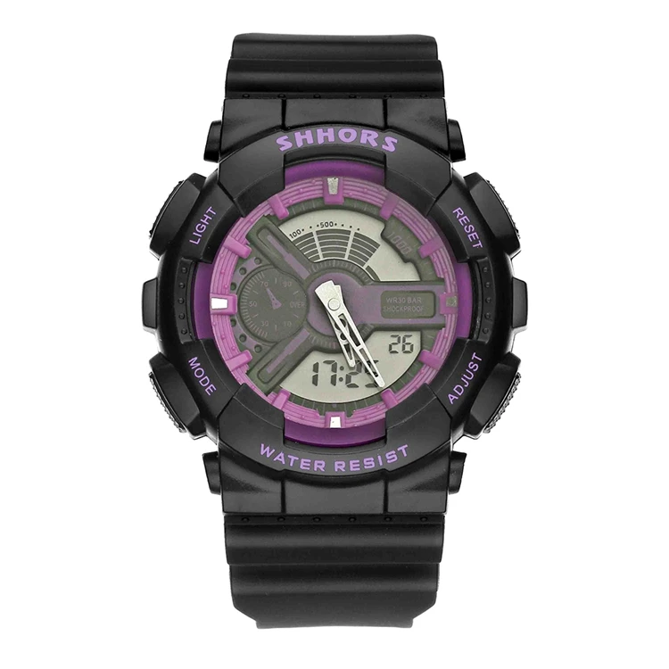 SHHORS 692B Men Watch Latest Ladies Digital Quartz Silicone Alarm Waterproof Sport Women Girls Watches