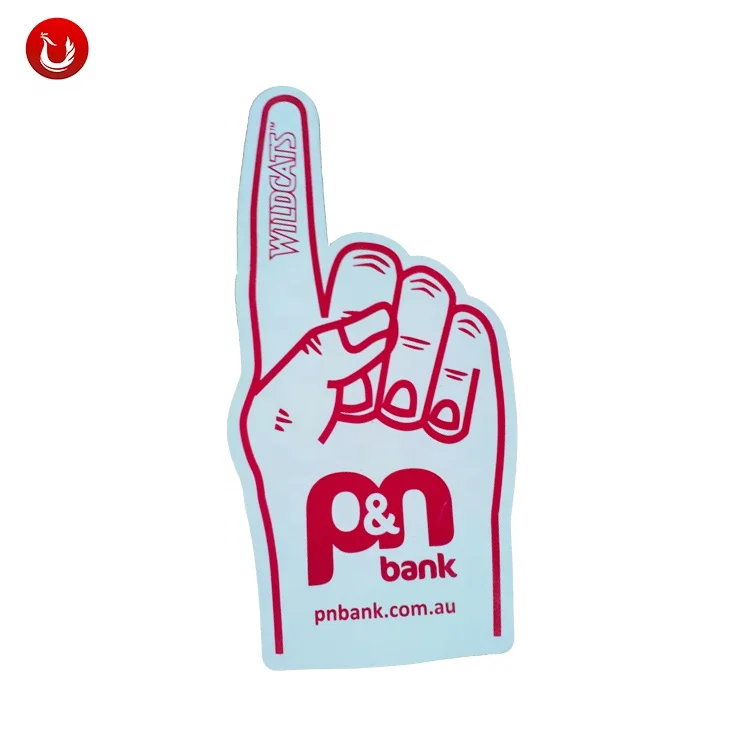 
Customized Design Promotion EVA Foam Cheering Gloves Cheering Hands Cheap Price Foam Fingers 