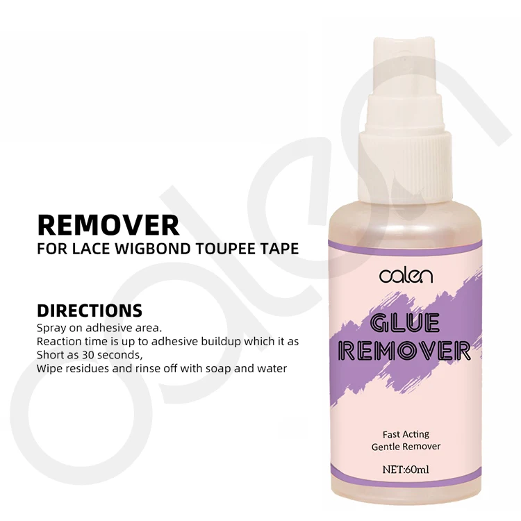 Professional Salon Use Lace Glue Remover Spray For Lace Wig Toupee Skin Left Tape Hair Extension