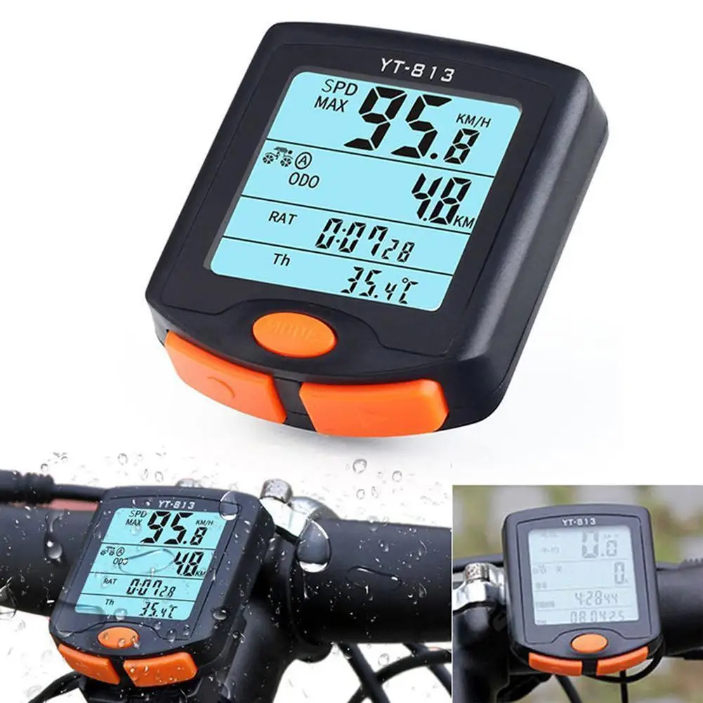 

Waterproof Wire Wireless Digital Bike Ride Speedmeter Odometer Bicycle Cycling Speed Counter Code Table Bicycle Accessories