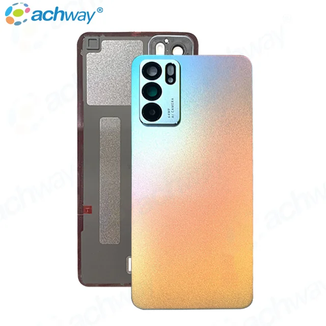 

Wholesale Housing For OPPO Reno 6 Housing Battery Cover For OPPO Reno 6 Pro Housing Door Back Cover, Black aurora