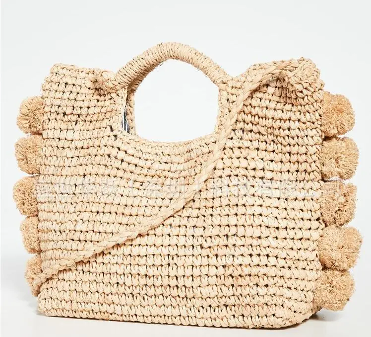 

new women fashion handmade handbag raffia straw bag summer beach bag clutch bag customized, Customized color