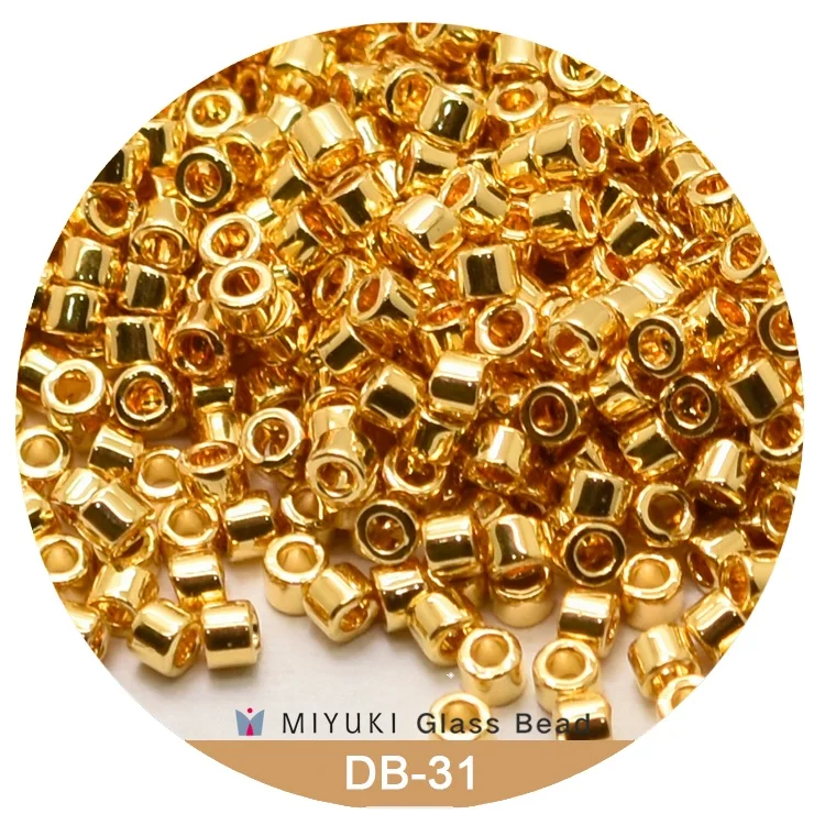 

Miyuki Delica Beads 1.6 mm [21 Color Metallic 1 ]10g pack, As picture