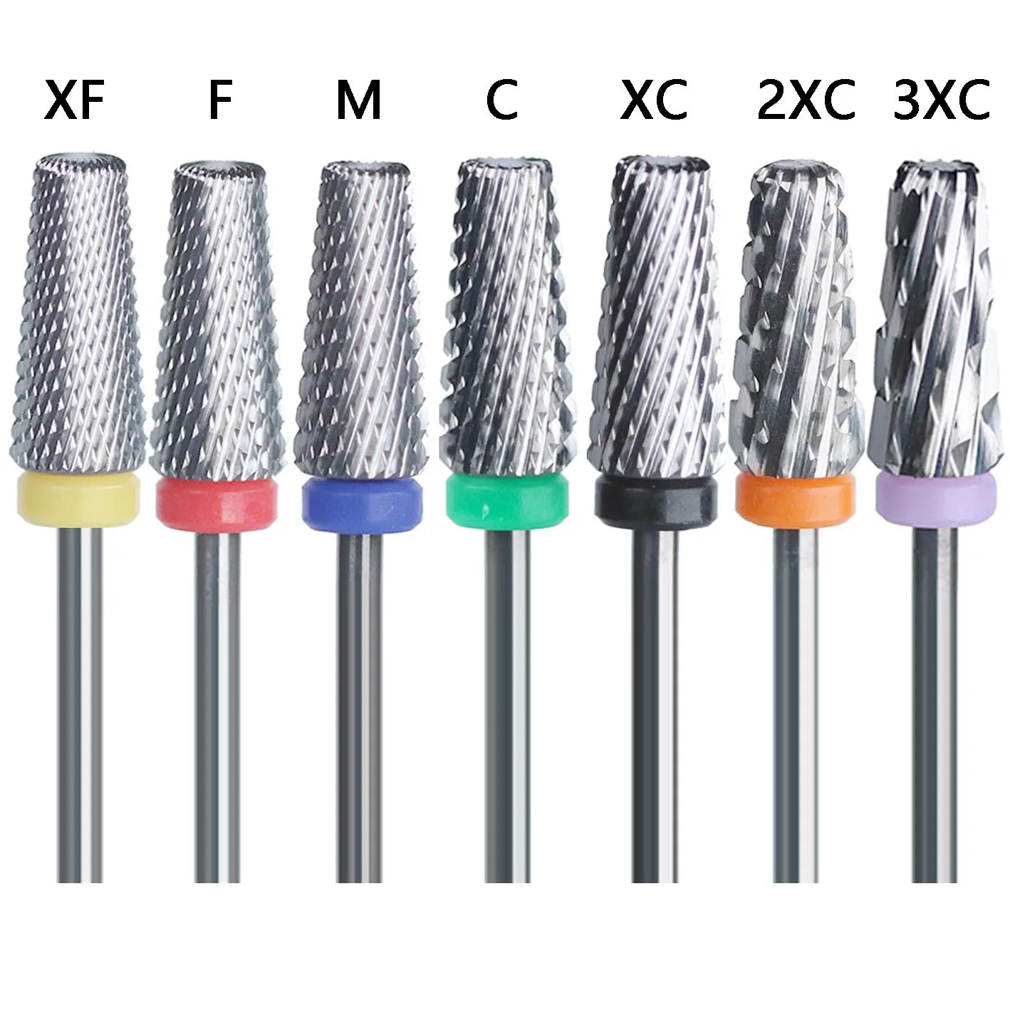 

Youvi Top Quality Professional 5 In 1 Nail Bits Tungsten Steel Drill Tool Carbide For Wholesale, As pictuers