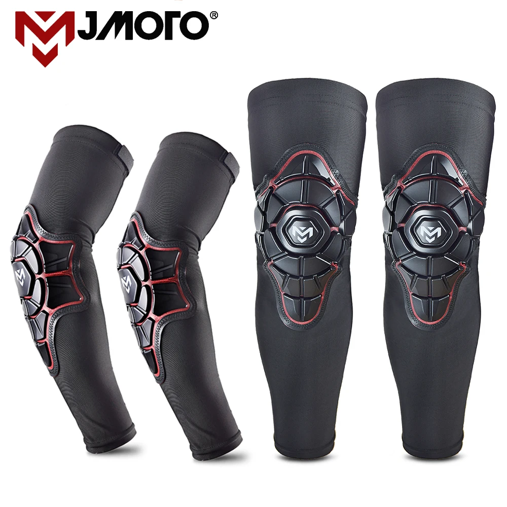 

Summer Motorcycle Knee Brace Men Women Mtb Knee Sleeve Bicycle Cycling Motocross Knee Protection Moto Elbow Protector Pads, Black