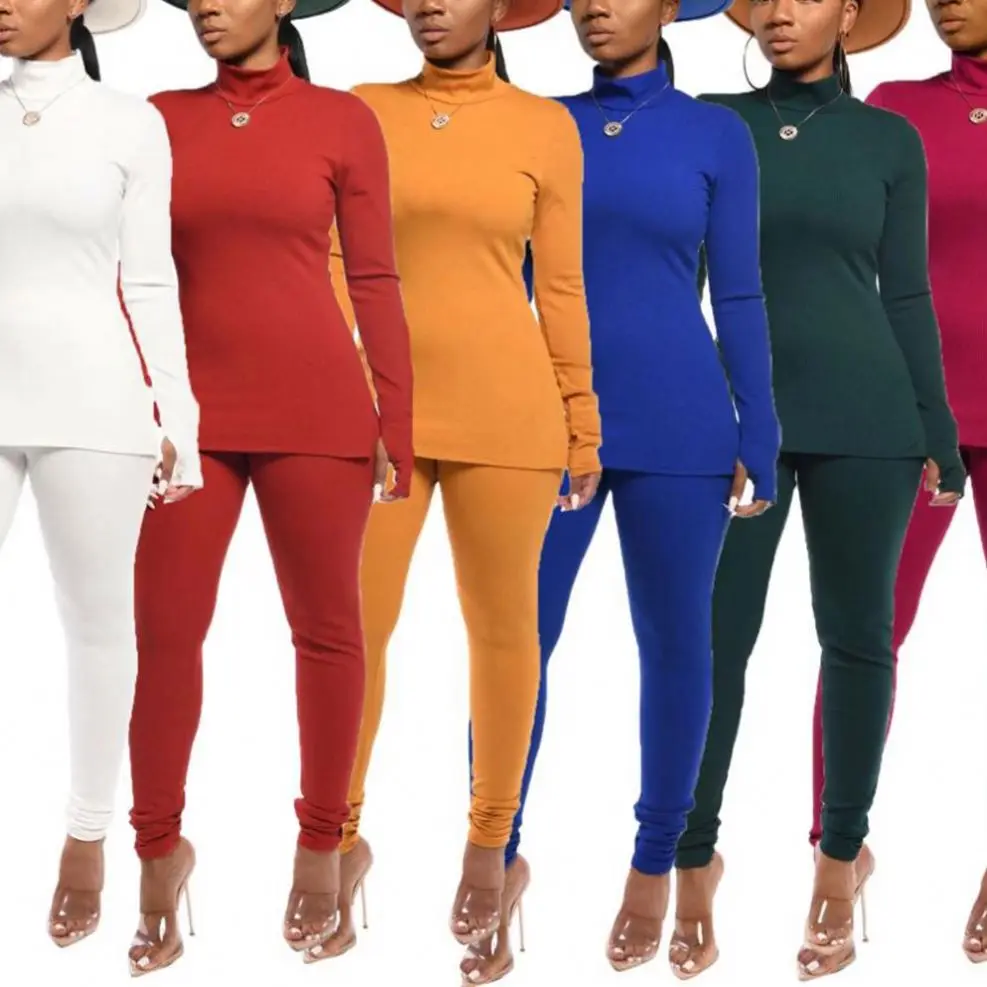 

2020 Hot Sale Home Wear Fall Two Piece Women Clothing Set